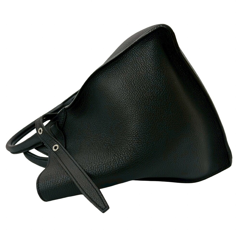 CELINE Big Bag Small Leather 2-Way Handbag Tote Black 64994 - Picture 5 of 10